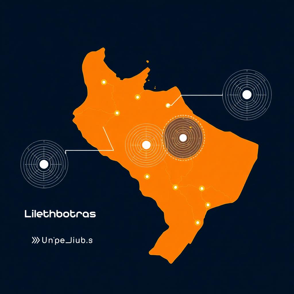Mapa da cobertura 5G da Brisanet no Nordeste